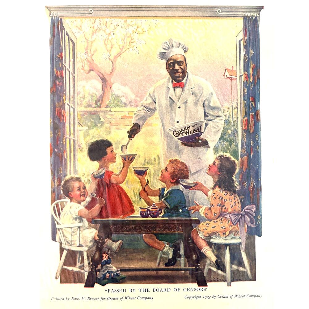 1923 Orig. Antique Magazine Ad | Cream of Wheat "Passed By The Board of Censors"